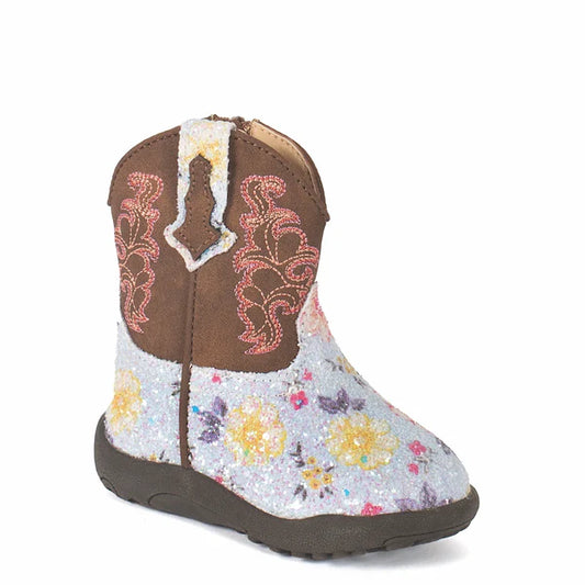 Roper Infant Cowbaby Glitter Blocks Blue/Brown