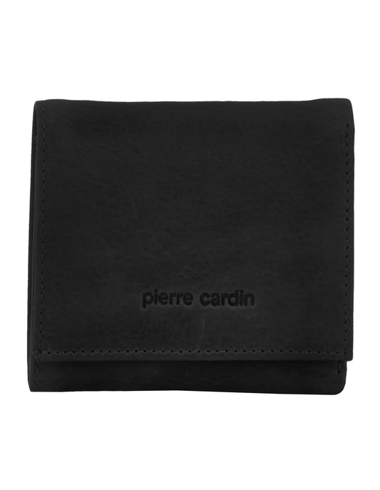 Pierre Cardin Men's Leather Tri-Fold Protected RFID Wallet