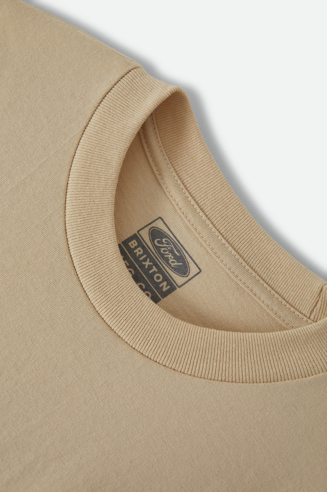 Brixton Men's Ford 71 Pickup T-Shirt - Wimbledon White