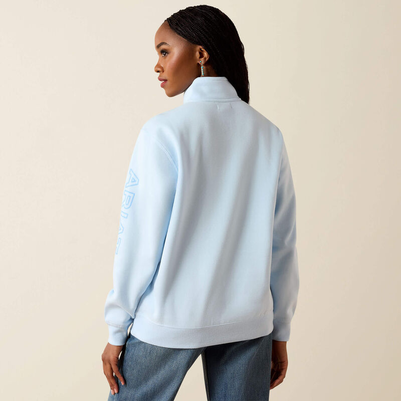 Ariat Women' Foundation Logo 1/2 Zip Sweatshirt