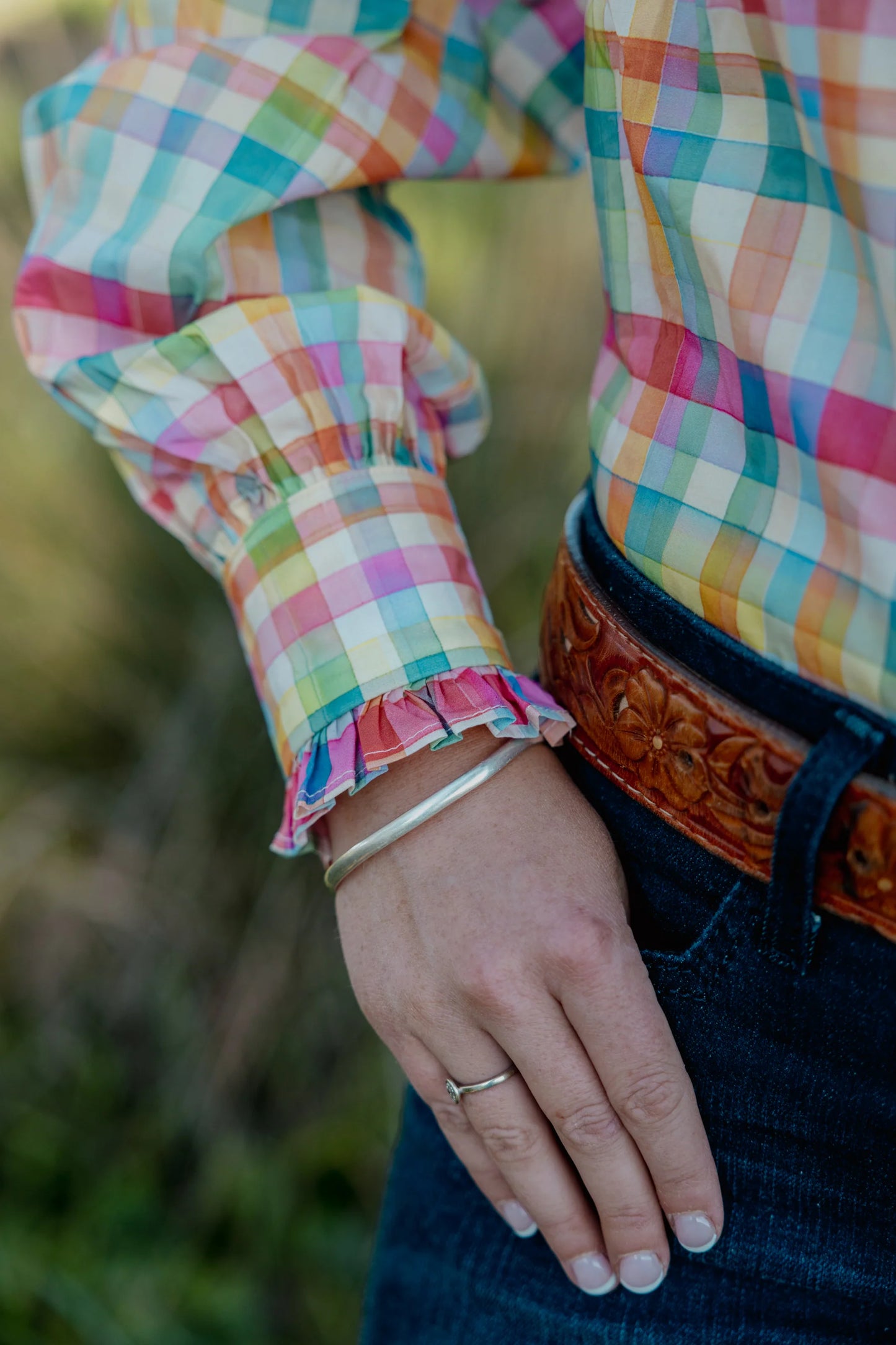 Black Colt Women's Frankie Shirt - Check