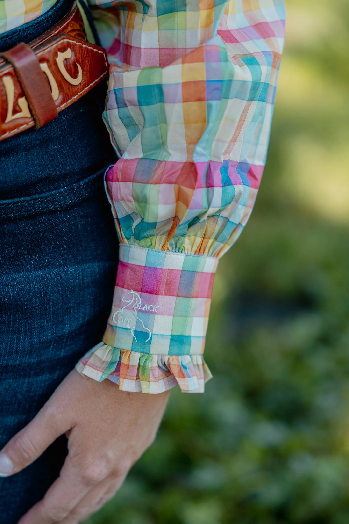 Black Colt Women's Frankie Shirt - Check