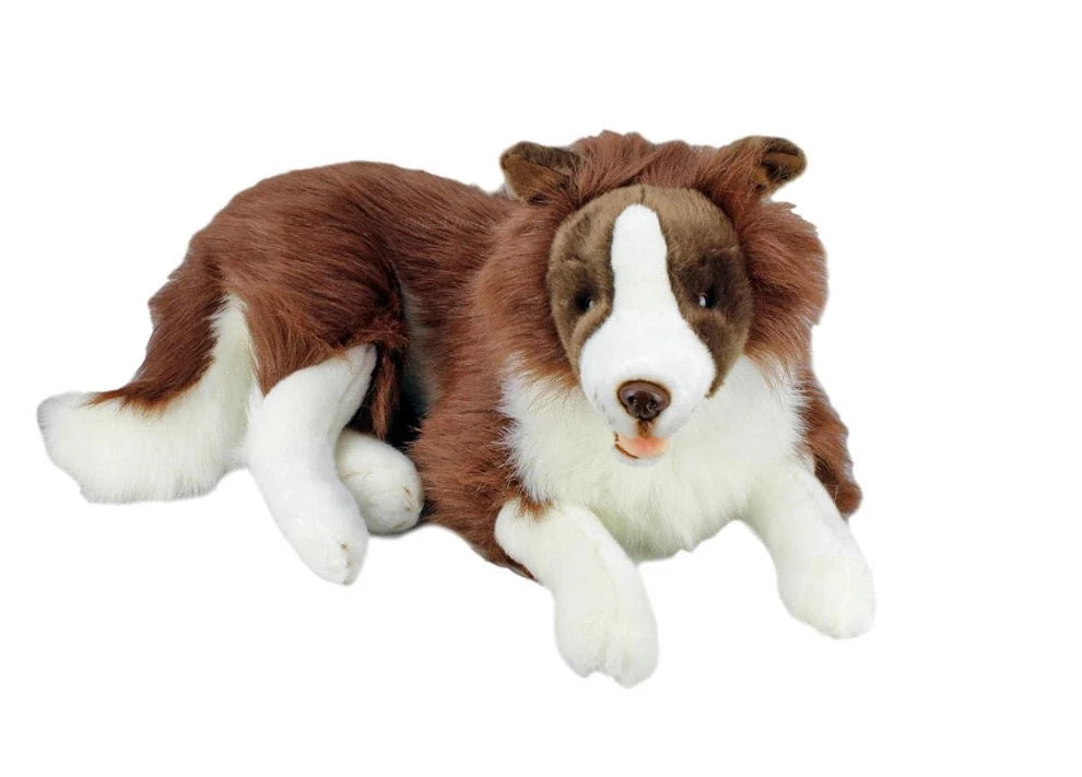 Bocchetta Toys Fudge (Border Collie - 62cm lying, chocolate)