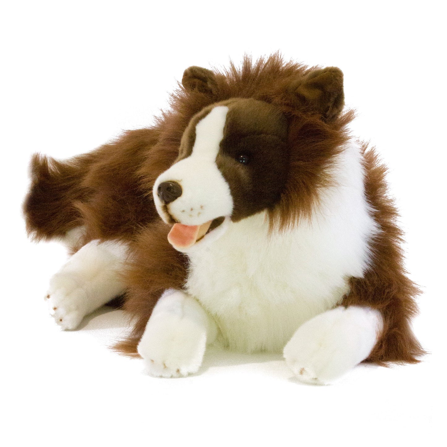Bocchetta Toys Fudge (Border Collie - 62cm lying, chocolate)