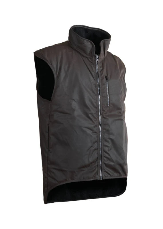 Styx Mill Oilskin Fur Lined Vest