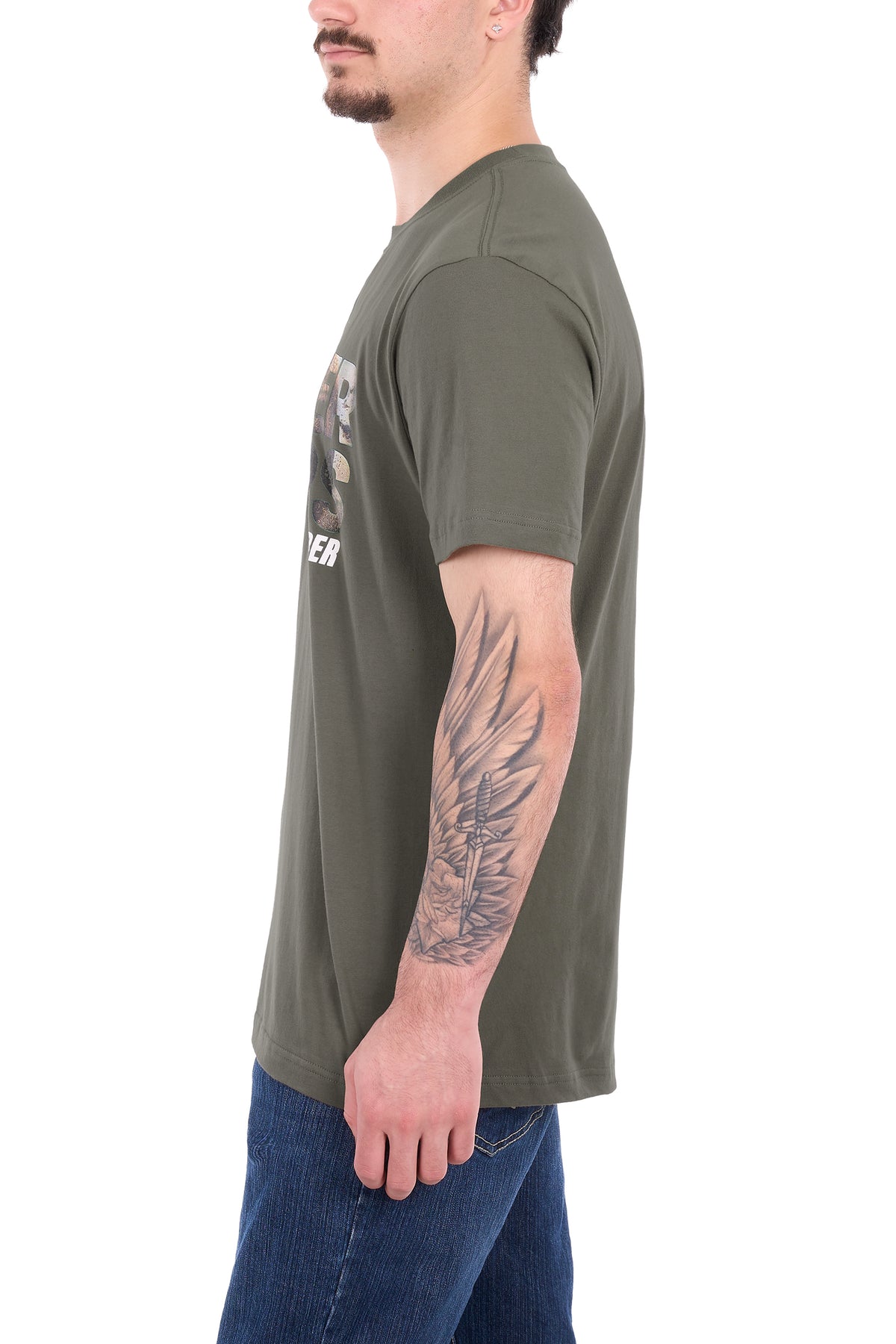 Boar Tearer Men's Andy Short Sleeve Tee - Military