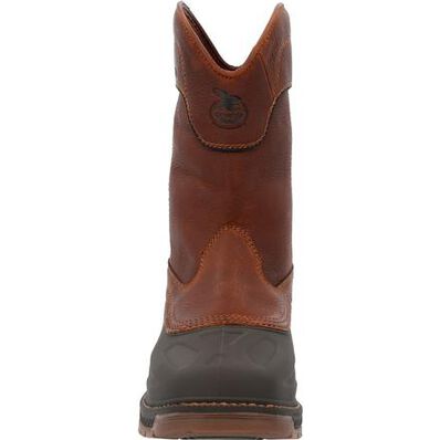 GEORGIA BOOT CARBO-TEC LTR WATERPROOF PULL ON BOOT - BROWN
