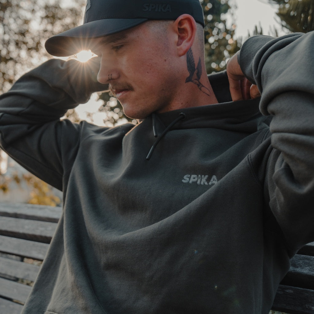 Spika Mens GO Fallow Hoodie - Olive Summit