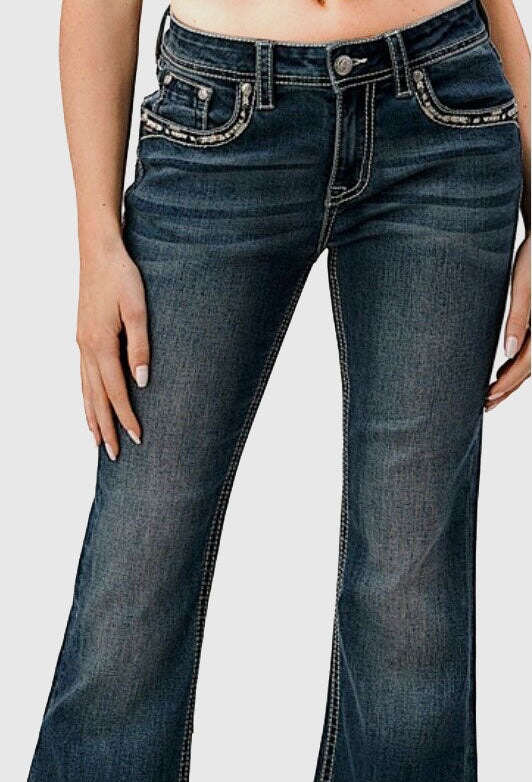 GRACE IN LA LADIES JEANS - EASY FIT EBS455