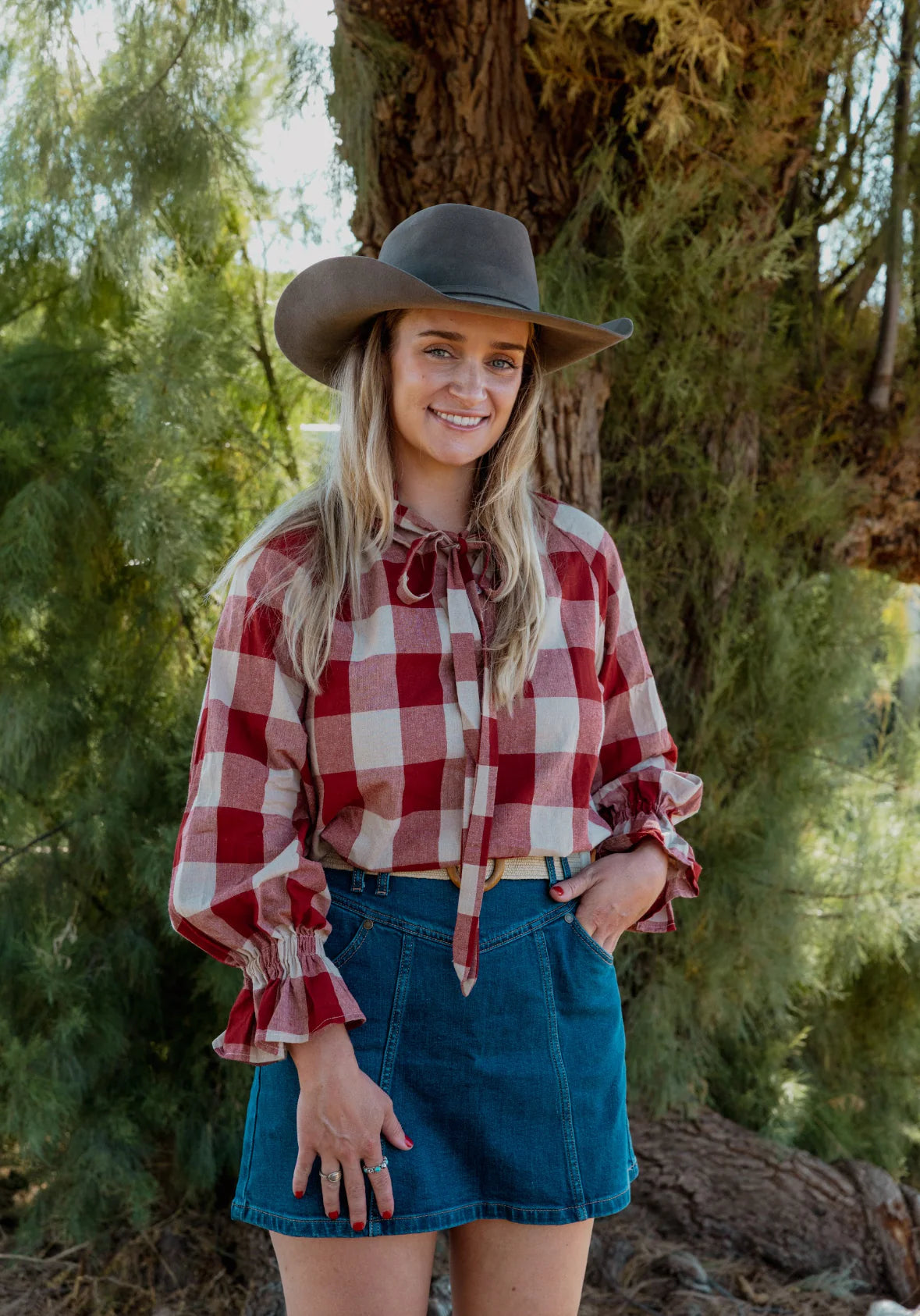 Black Colt Women's Gabby - Red Gingham