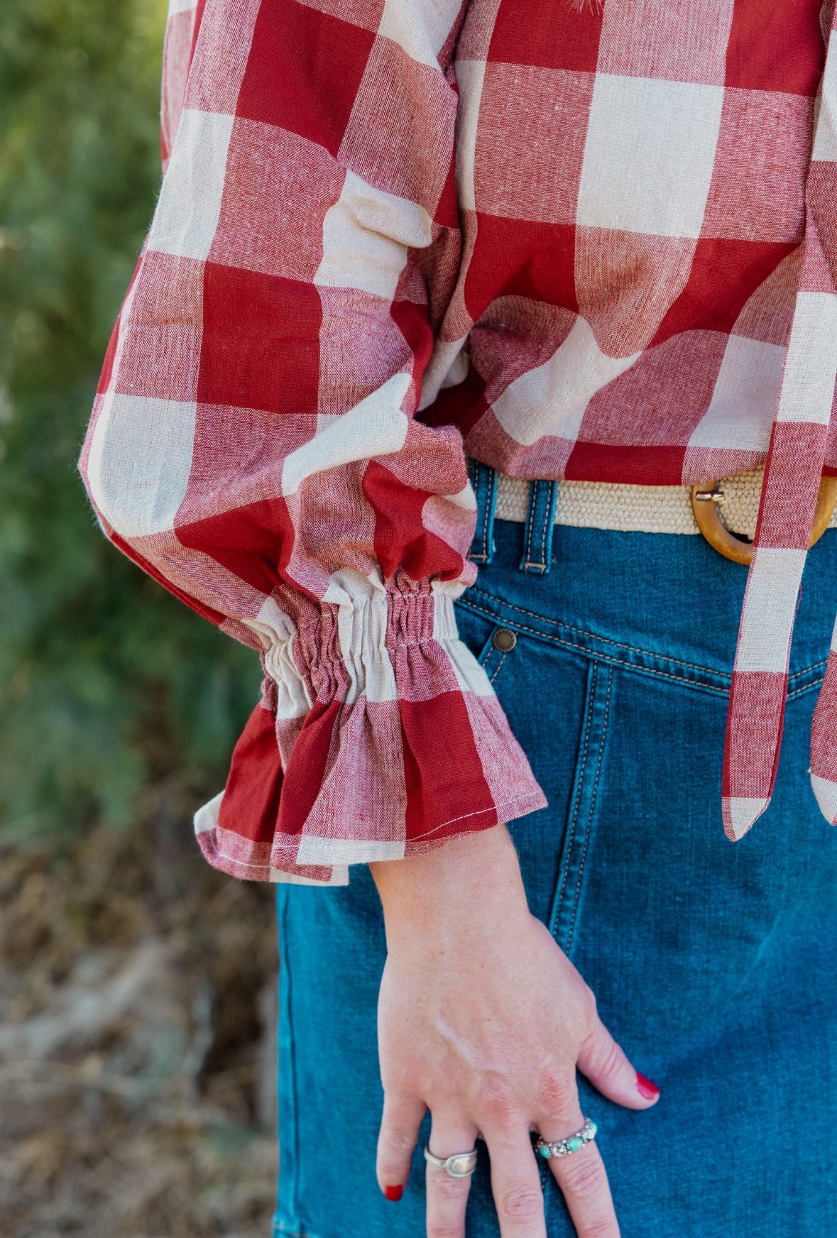 Black Colt Women's Gabby - Red Gingham