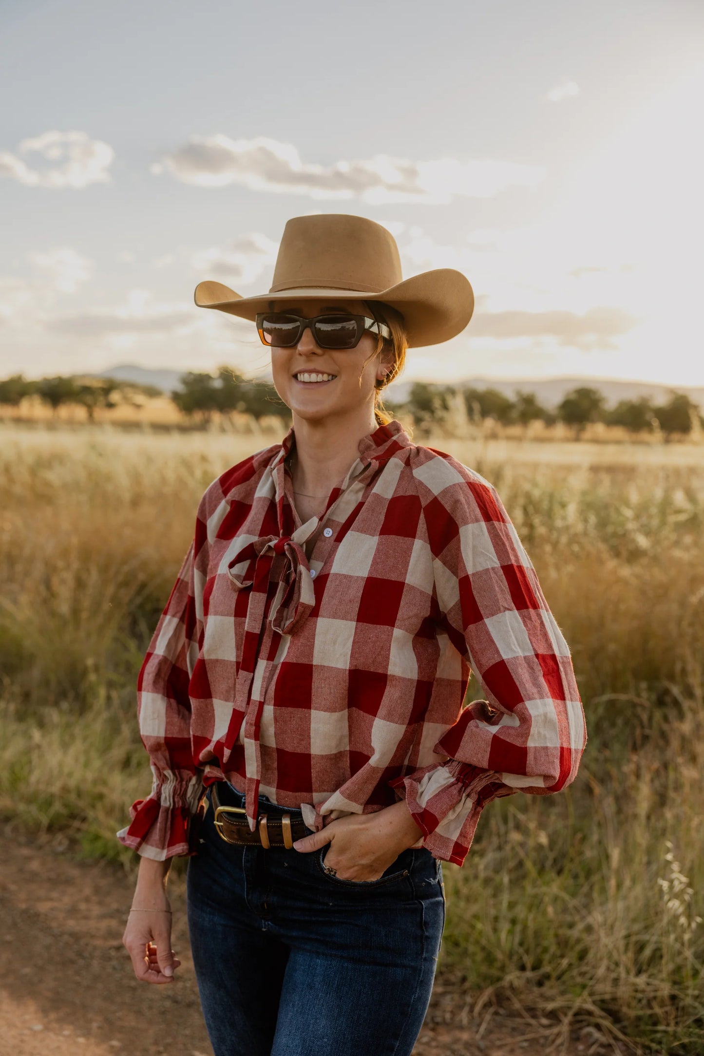 Black Colt Women's Gabby - Red Gingham