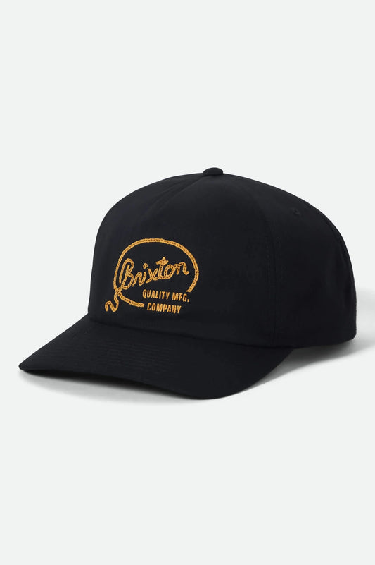 Brixton Gallatin Snapback -Black
