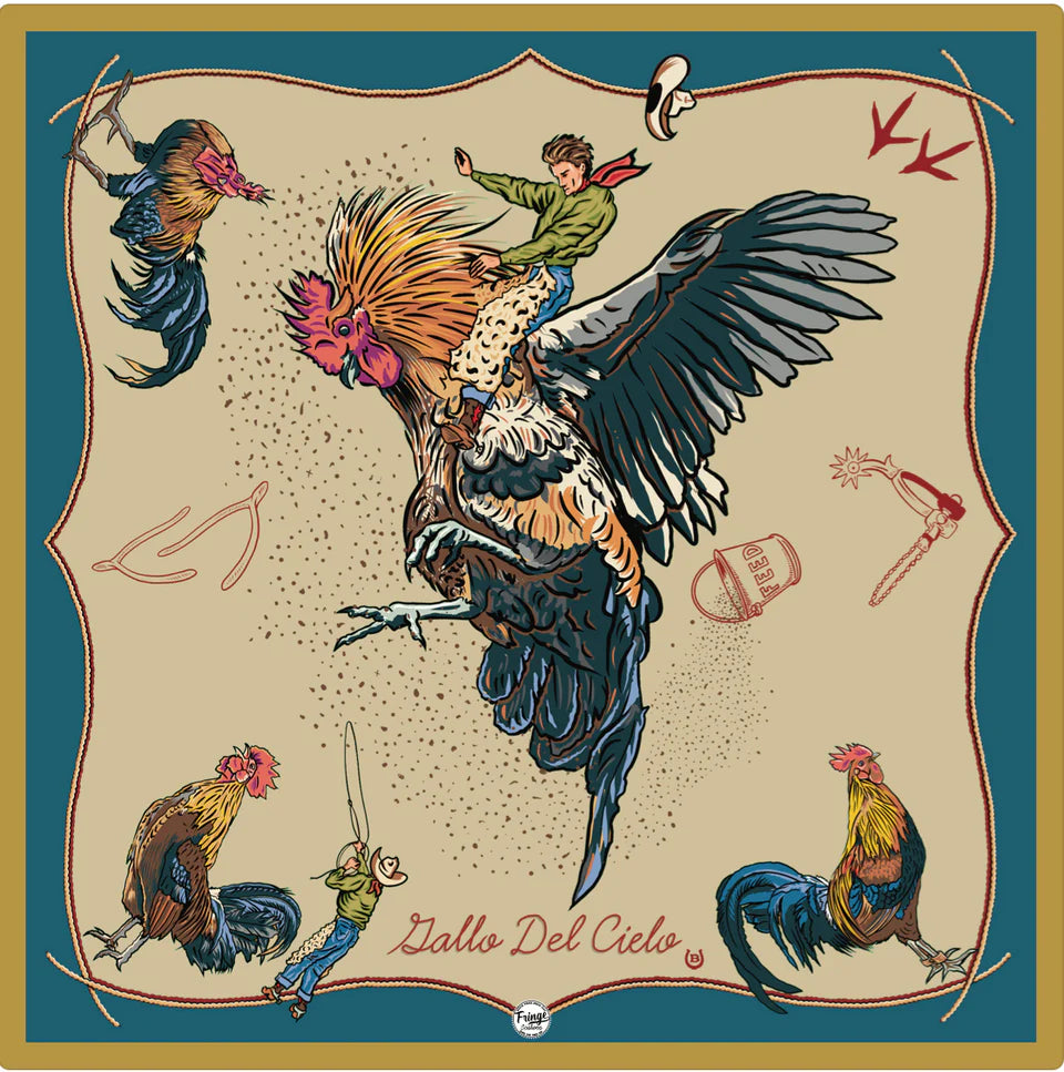 Fringe Scarves Gallo Del Cielo