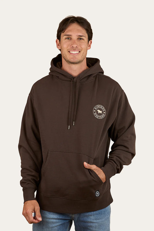 Ringers Western Mens Get Your Truck On Pullover Hoodie - Charcoal