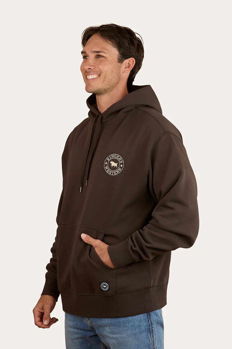 Ringers Western Mens Get Your Truck On Pullover Hoodie - Charcoal