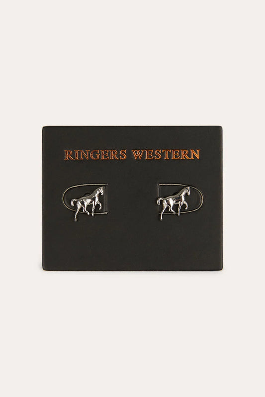Ringers Western Women's Gi Gi Stud Earrings - Silver