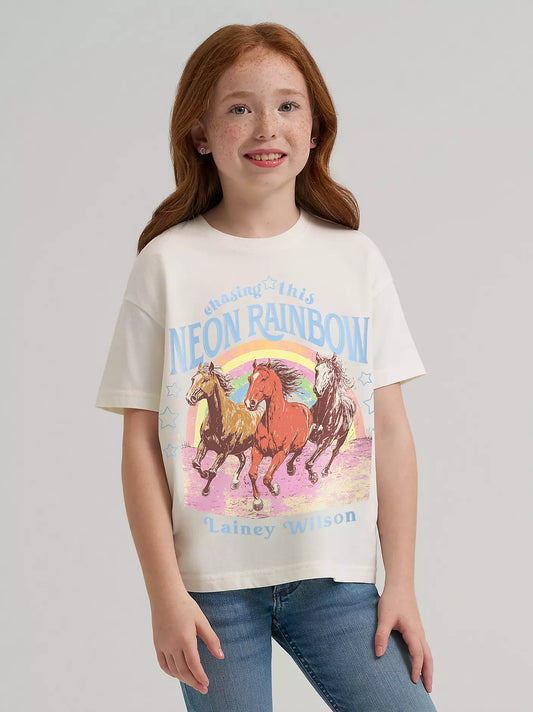 Wrangler Girl's Lainey Wilson x Neon Rainbow Tee