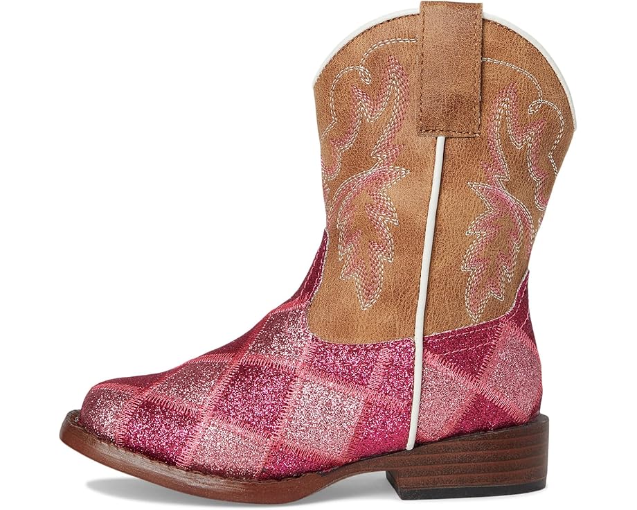 Roper Toddler Glitter Blocks Pink/Tan