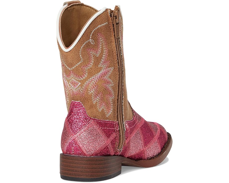 Roper Toddler Glitter Blocks Pink/Tan