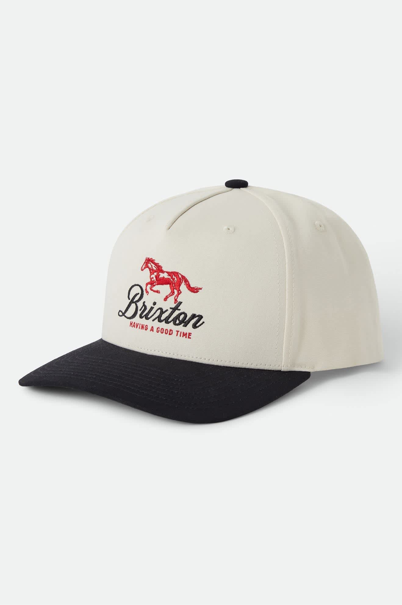 Brixton Unisex Good Times NetPlus Snapback - Black/Whitecap