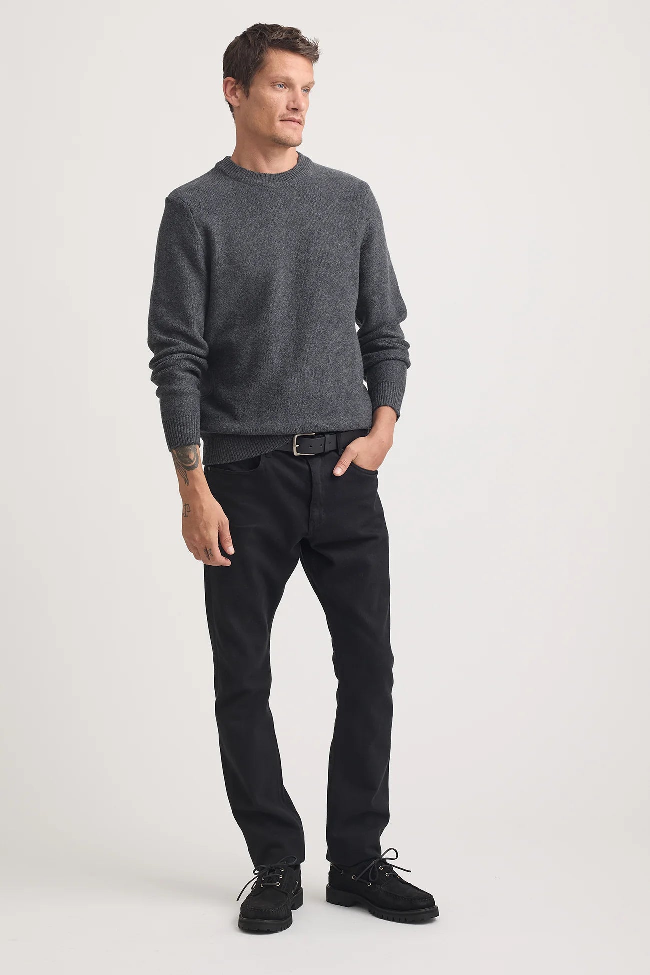 Toorallie Men's Gradient Crew - Navy