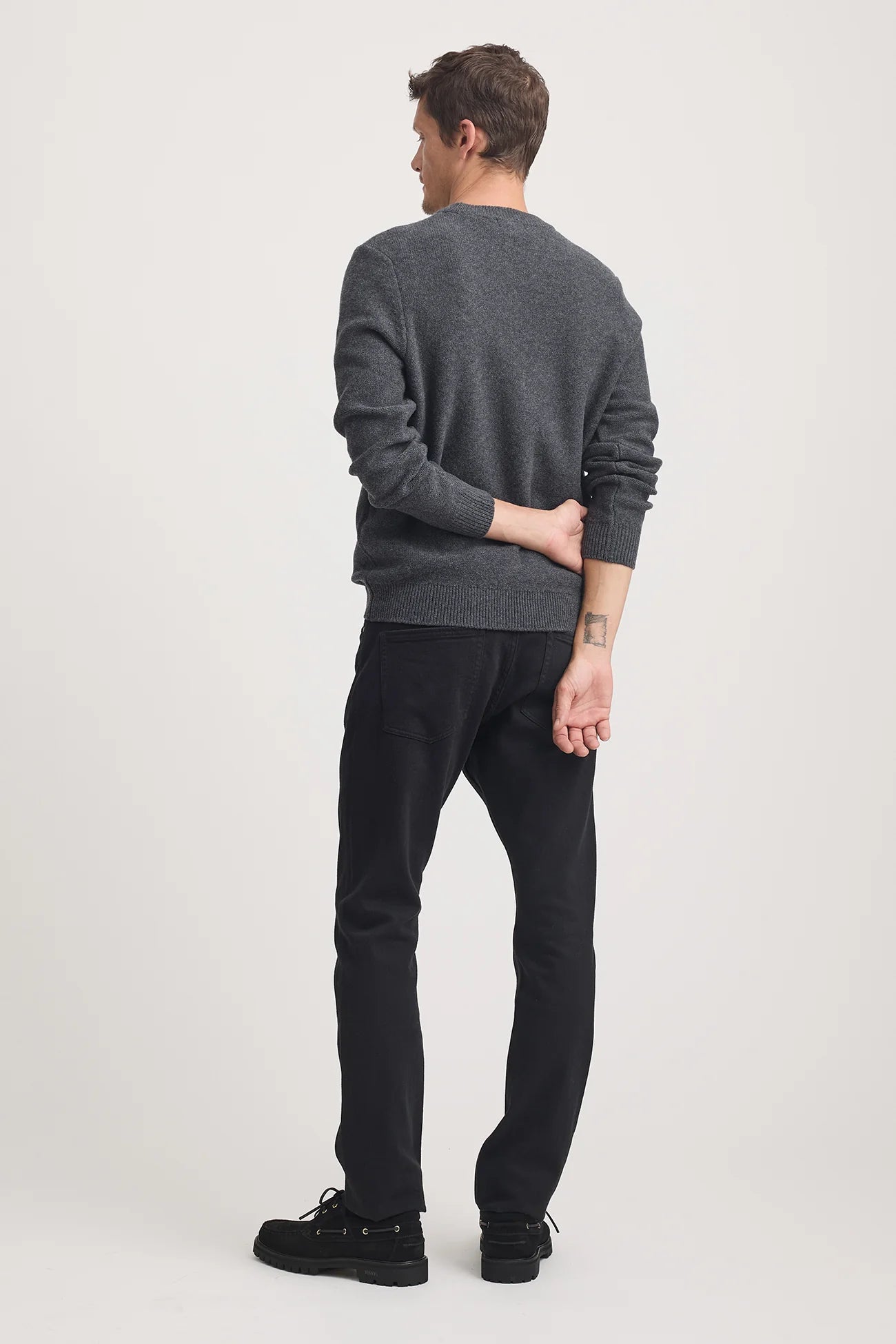 Toorallie Men's Gradient Crew - Navy