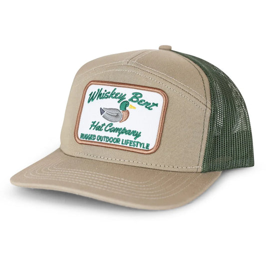 Whiskey Bent Hat Co. Green Head 7-Panel