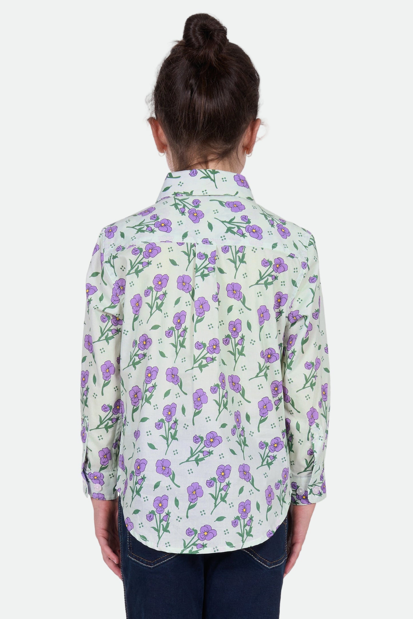 Hard Slog Kid's Lynn 1/2 Plkt Ls Shirt - Multi