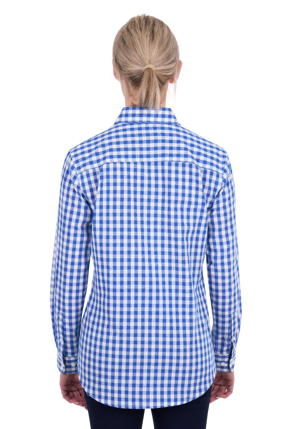 Hard Slog Women’s Rowe Long-Sleeve Shirt – Blue