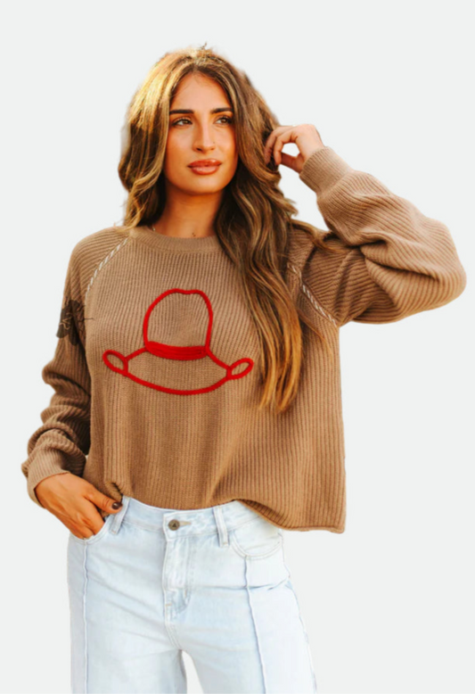 2 Fly Co Hats Off Knit - Taupe