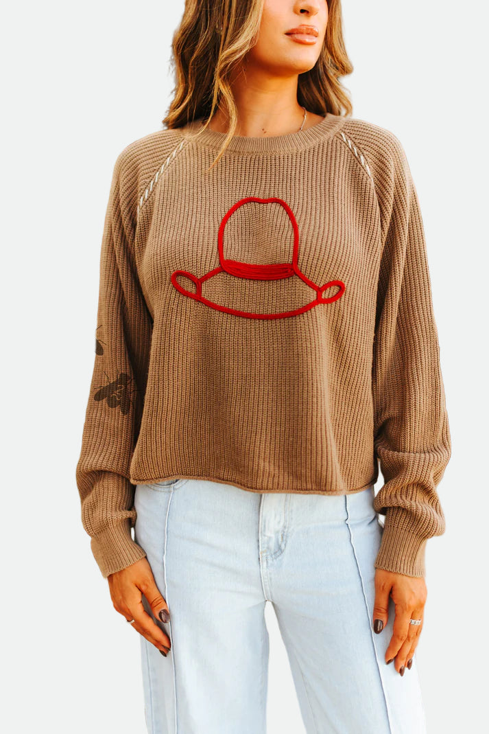 2 Fly Co Hats Off Knit - Taupe