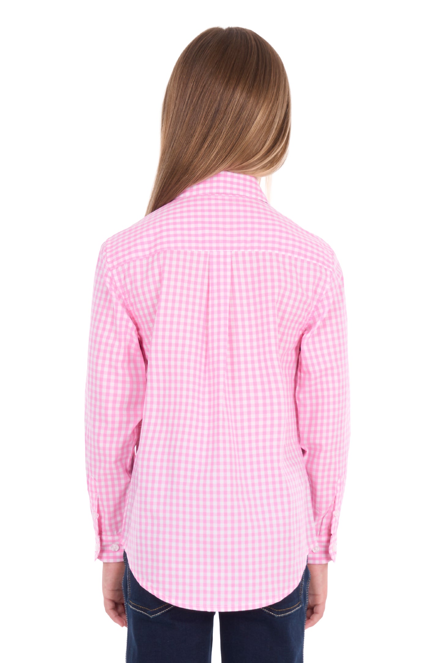 Hard Slog Girls Taylor Long Sleeve Shirt - Pink