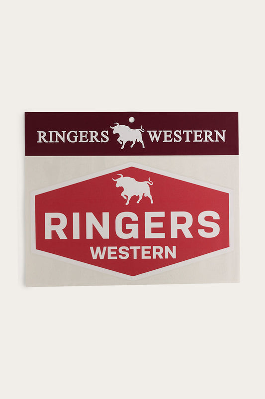 Ringers Western Servo Sticker RED