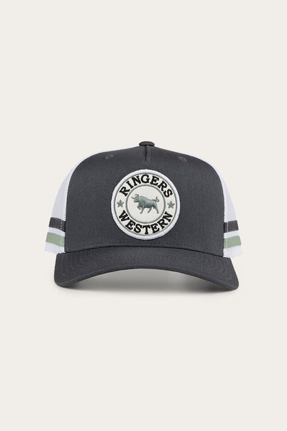 Ringers Western McCoy Trucker Cap - Charcoal/Leaf