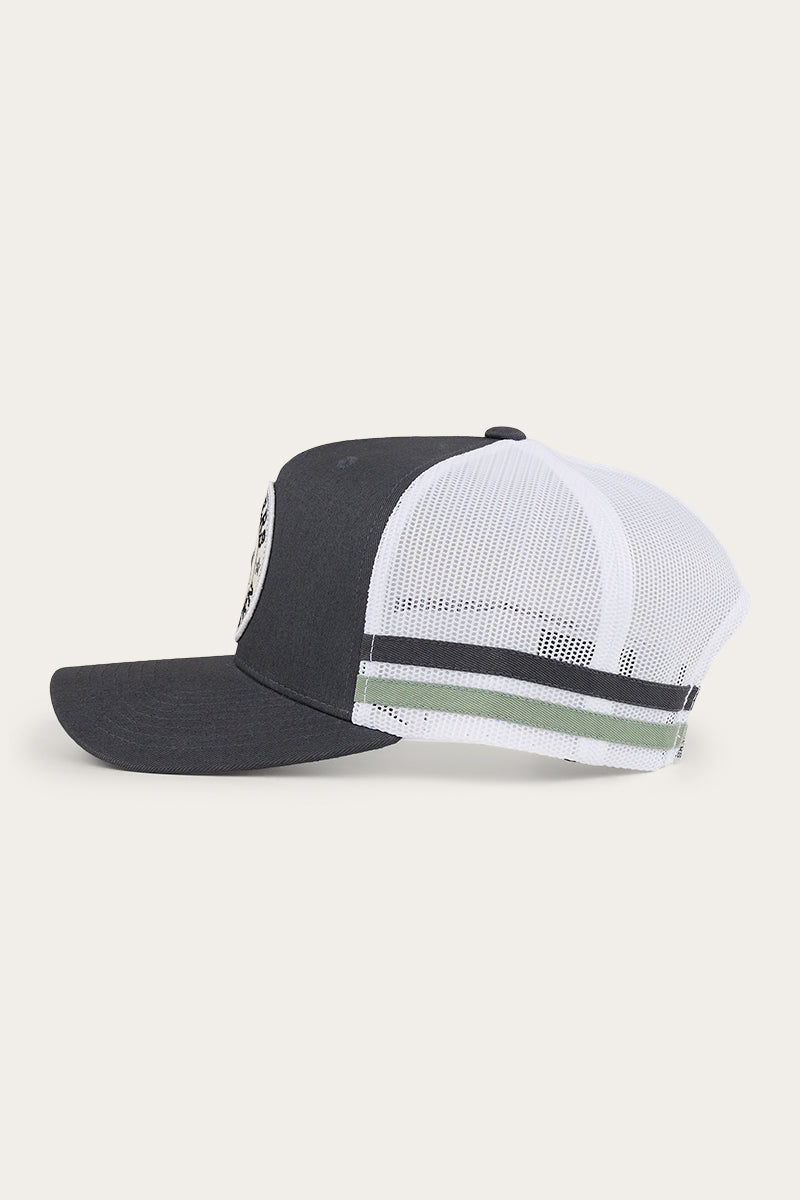 Ringers Western McCoy Trucker Cap - Charcoal/Leaf
