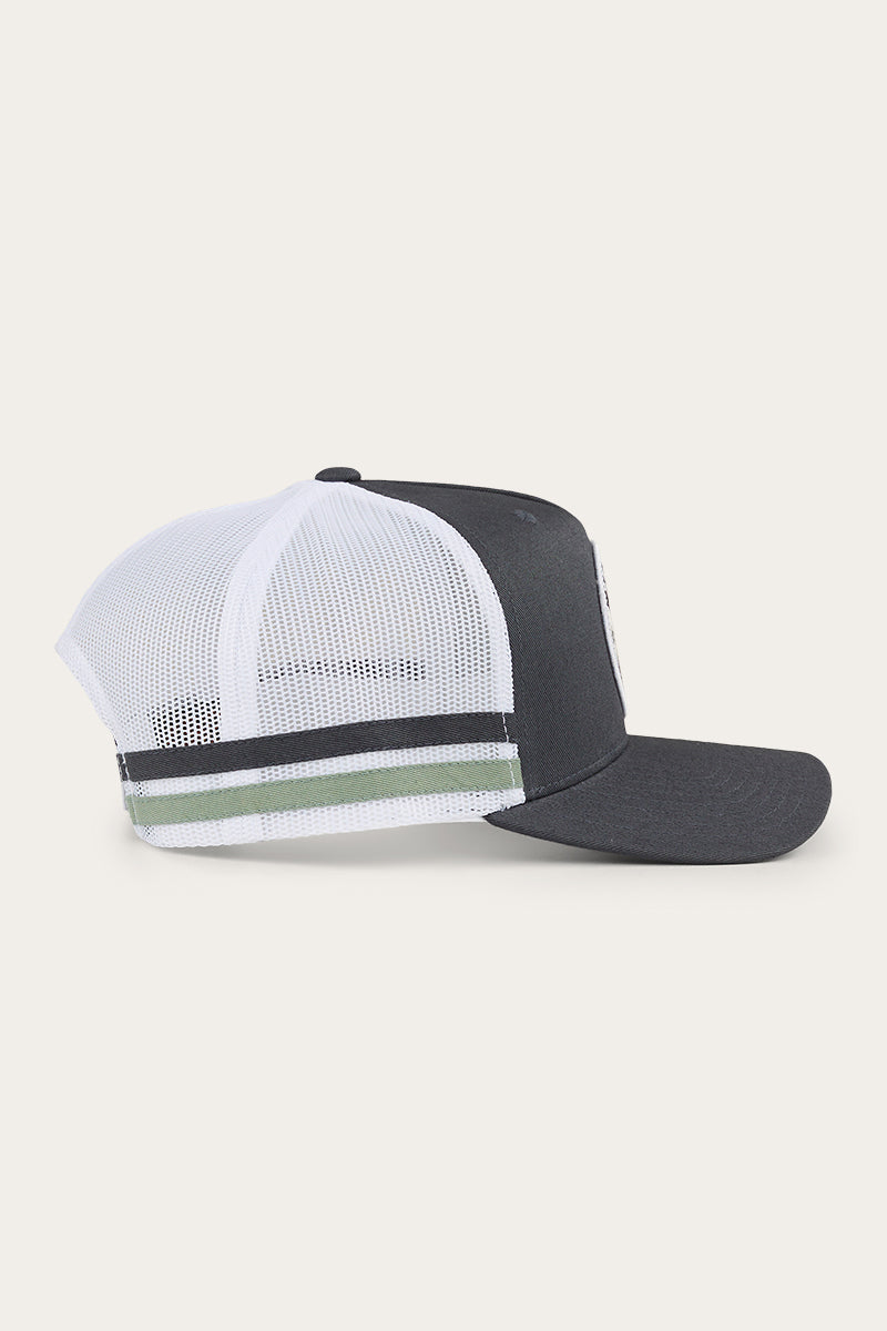Ringers Western McCoy Trucker Cap - Charcoal/Leaf