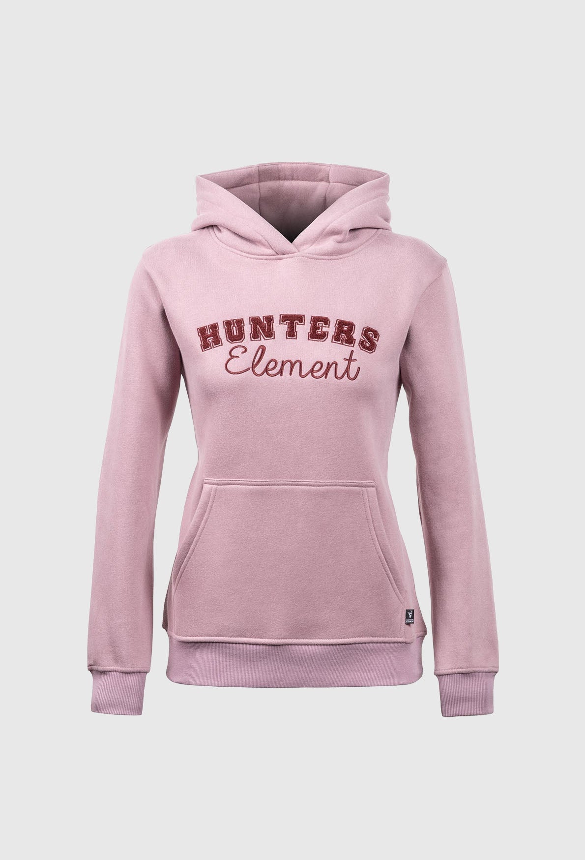 HUNTERS ELEMENT LADIES COLLEGIATE HOODIE (MAUVE)