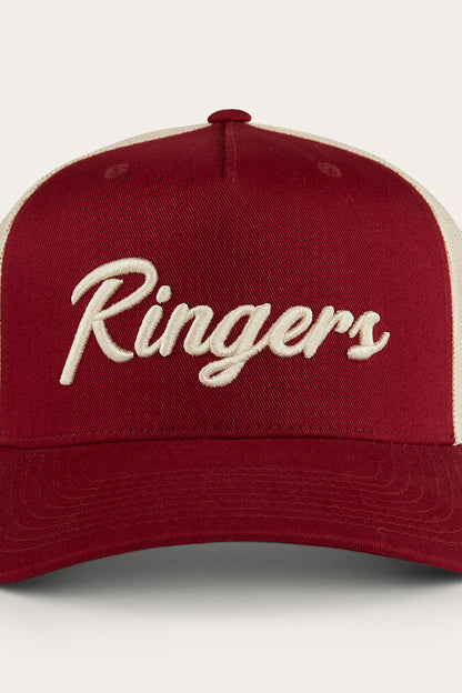 Ringers Western Hackett Trucker Cap - Burgundy