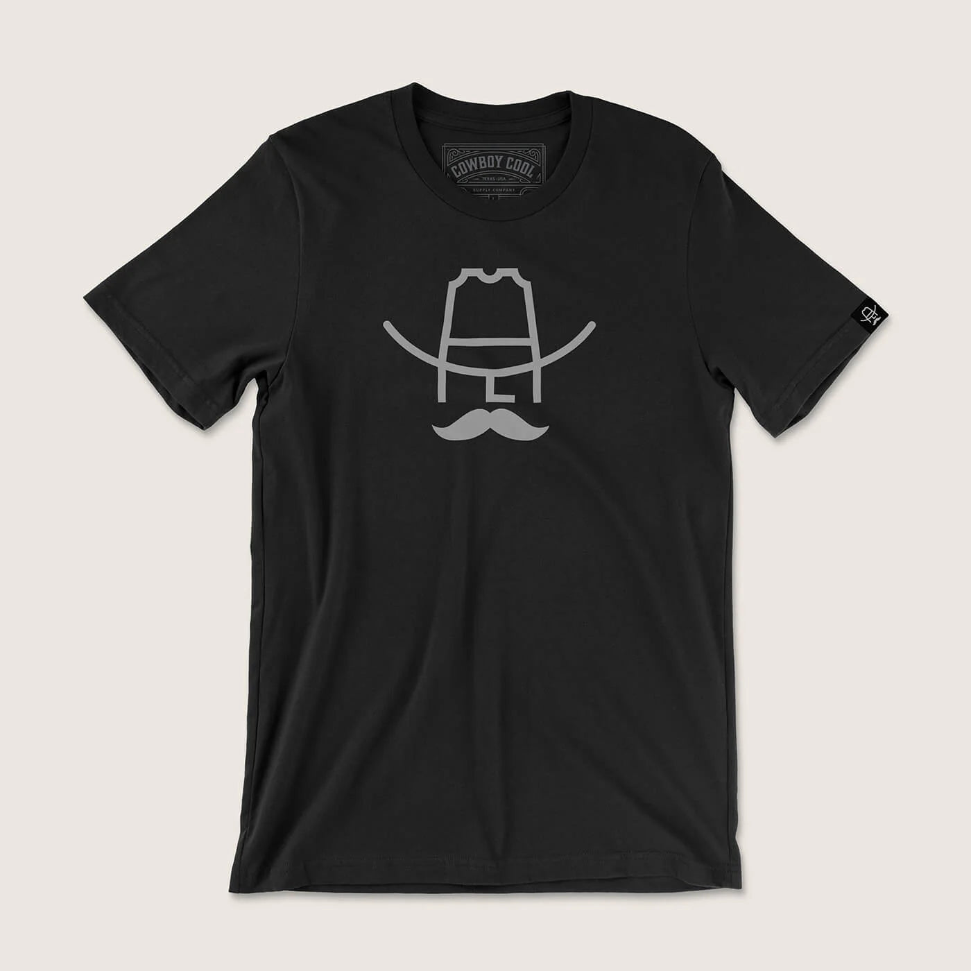 Cowboy Cool Hank T-Shirt Unisex - Black