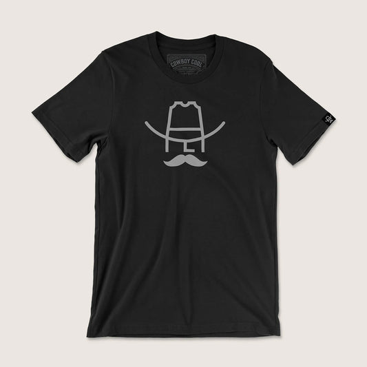 Cowboy Cool Hank T-Shirt Unisex - Black