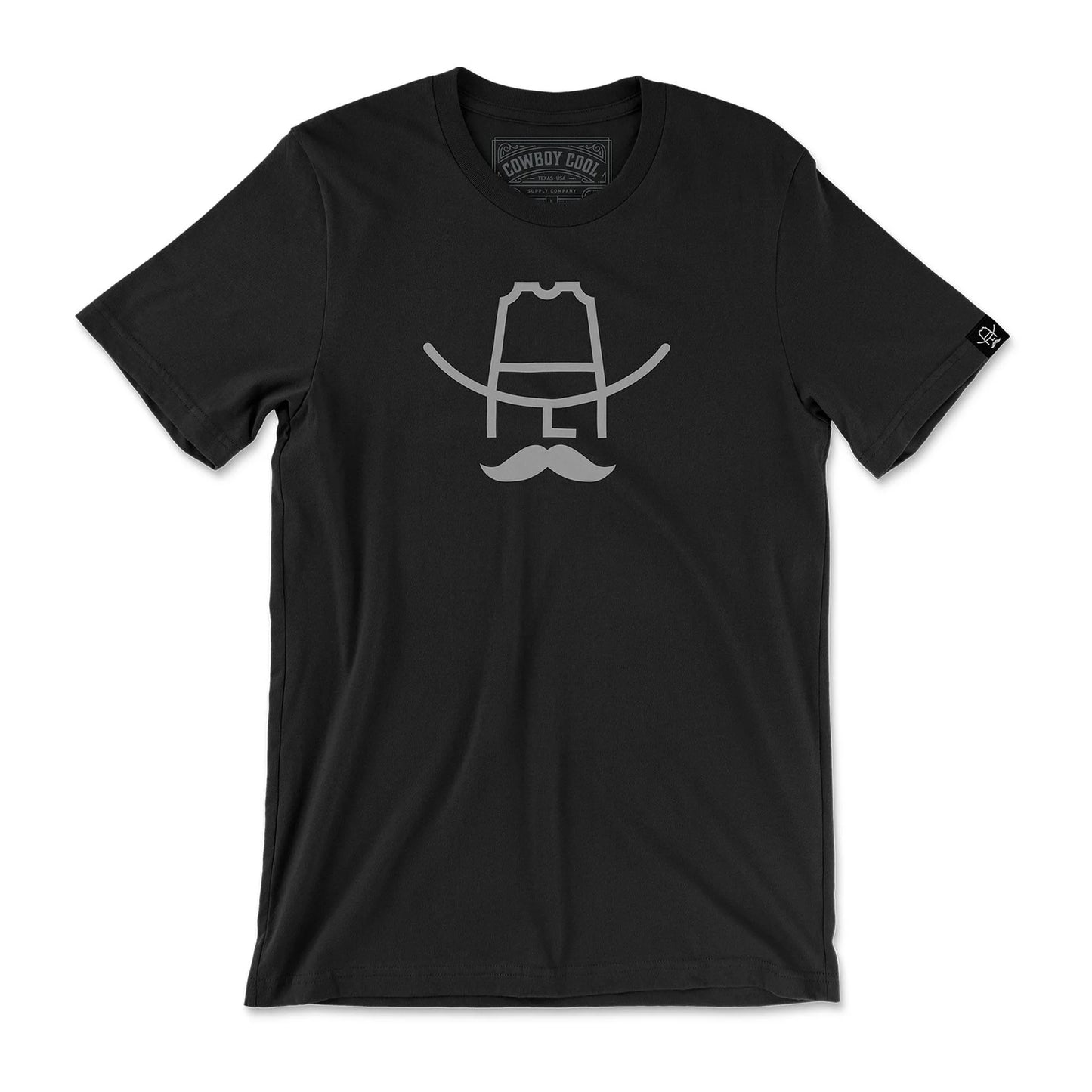 Cowboy Cool Hank T-Shirt Unisex - Black