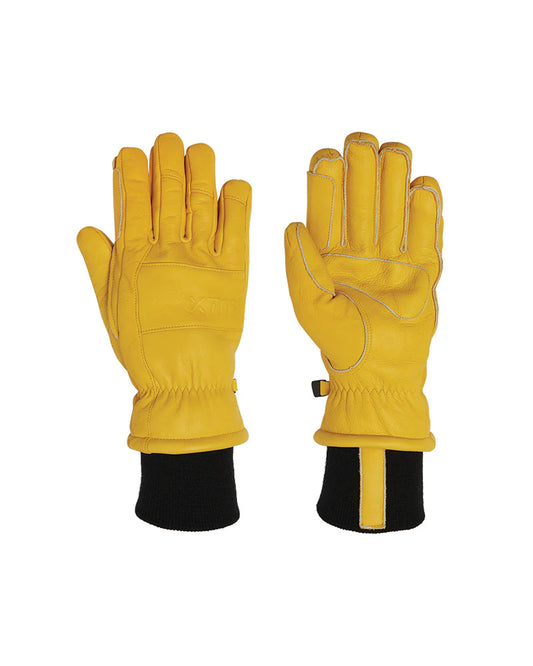 XTM Performance Hardman II Leather Worker Glove - Yellow