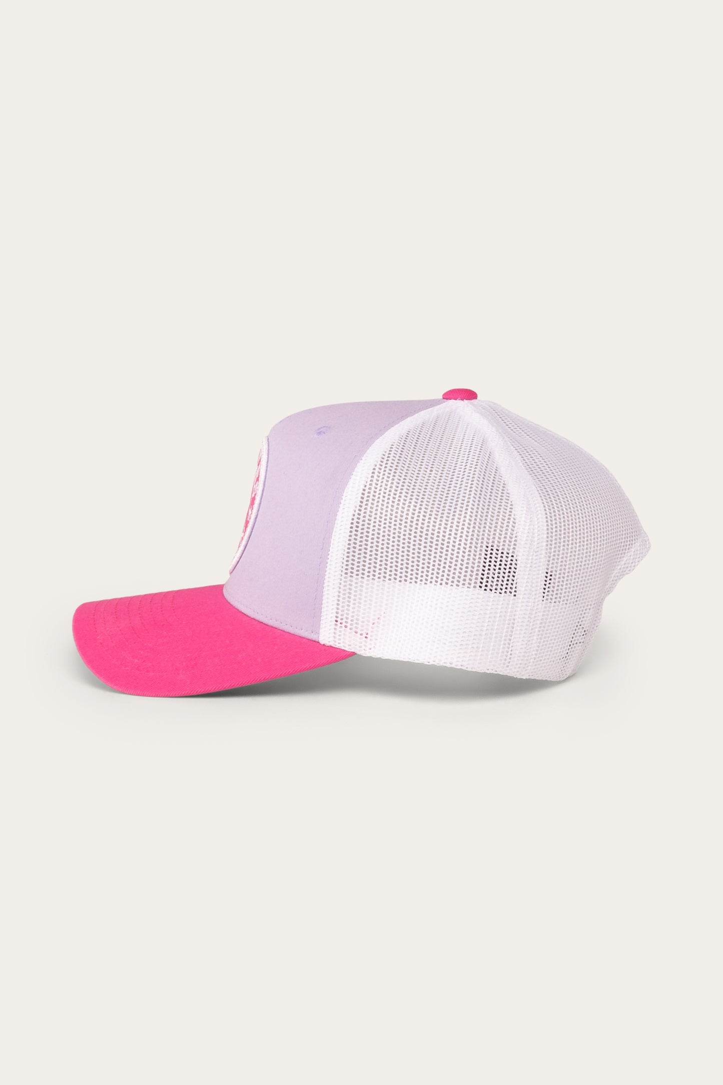 Ringers Western Kids Signature Bull Trucker Cap - Lilac/Candy