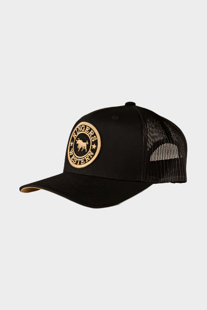 Ringers Western Signature Bull Kids Trucker Cap -  Black/Gold