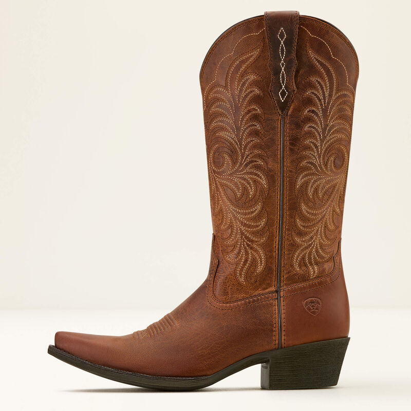 Ariat Women's Heritage X Toe StretchFit Western Boot - Rich Oak
