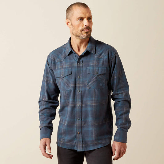Ariat Men's Higgins Retro Fit Shirt - Navy