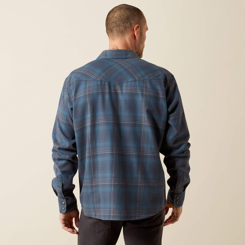 Ariat Men's Higgins Retro Fit Shirt - Navy