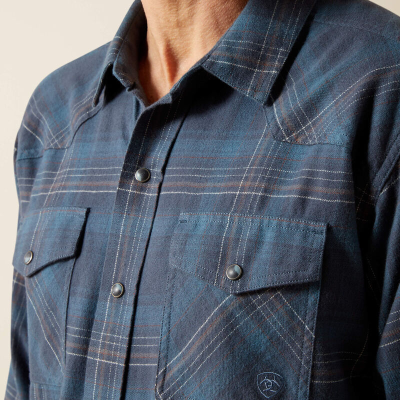 Ariat Men's Higgins Retro Fit Shirt - Navy