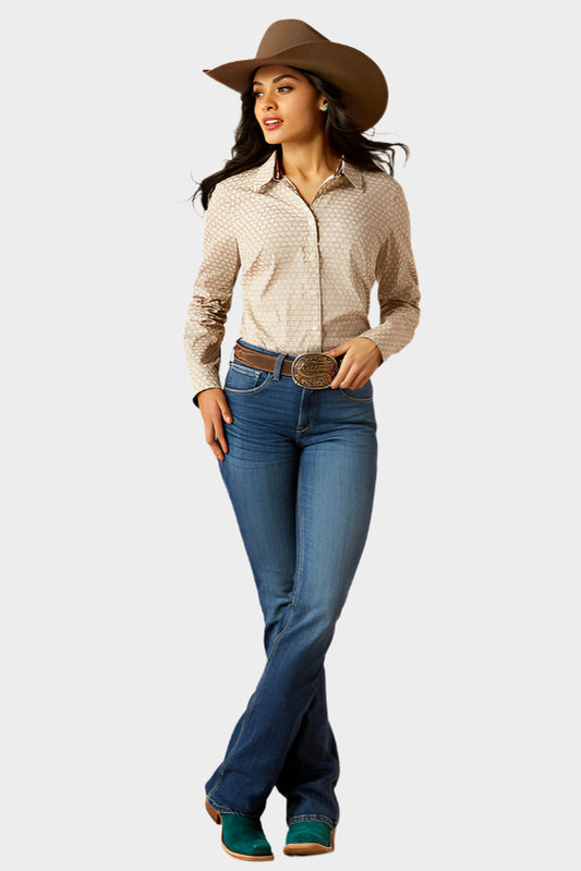 Ariat Women High Rise Jessica Boot Cut Jeans